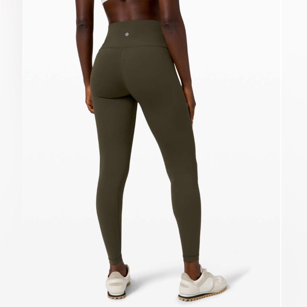 Lululemon Wunder Under High Rise Tight 28” Full On Luxtreme Dark Olive